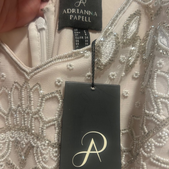 BHLDN Violetta by Adrianna Papell Beaded Gown | White | Size 2 | NWT - Picture 11 of 13